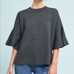 Sunday in Brooklyn | Lorena Flutter Sleeve Sweater